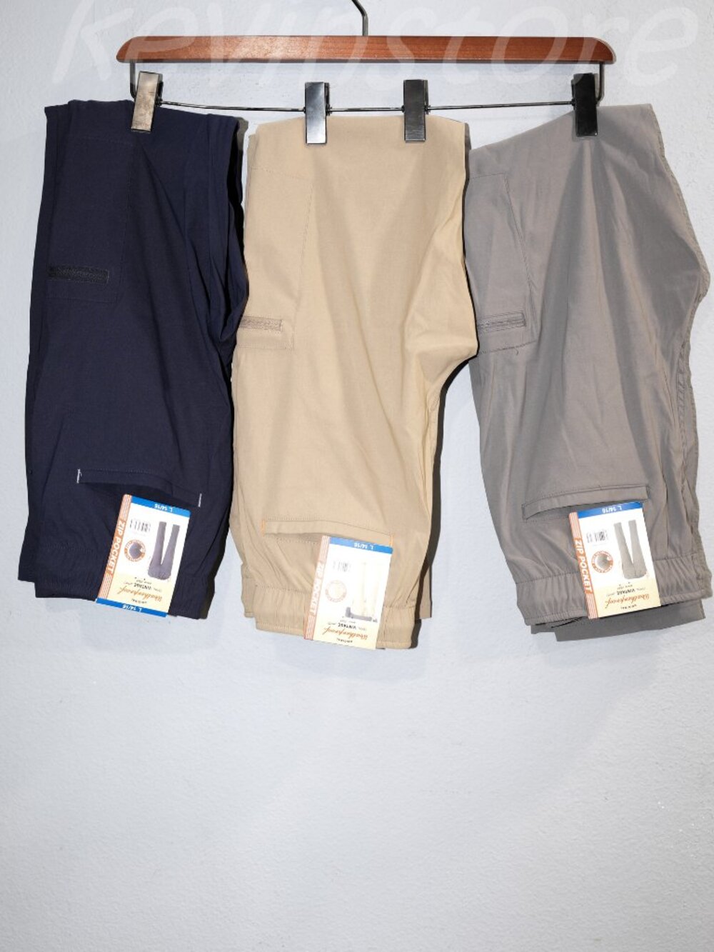 3 pairs Weatherproof Vintage Youth Tech Pants. Price is for 3.